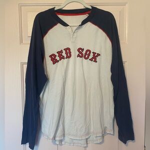 Vintage Reebok Red Sox Quarter Sleeve